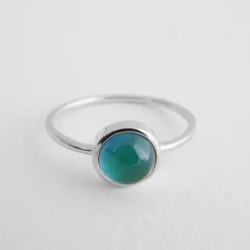 Mini Mood Ring - Silver