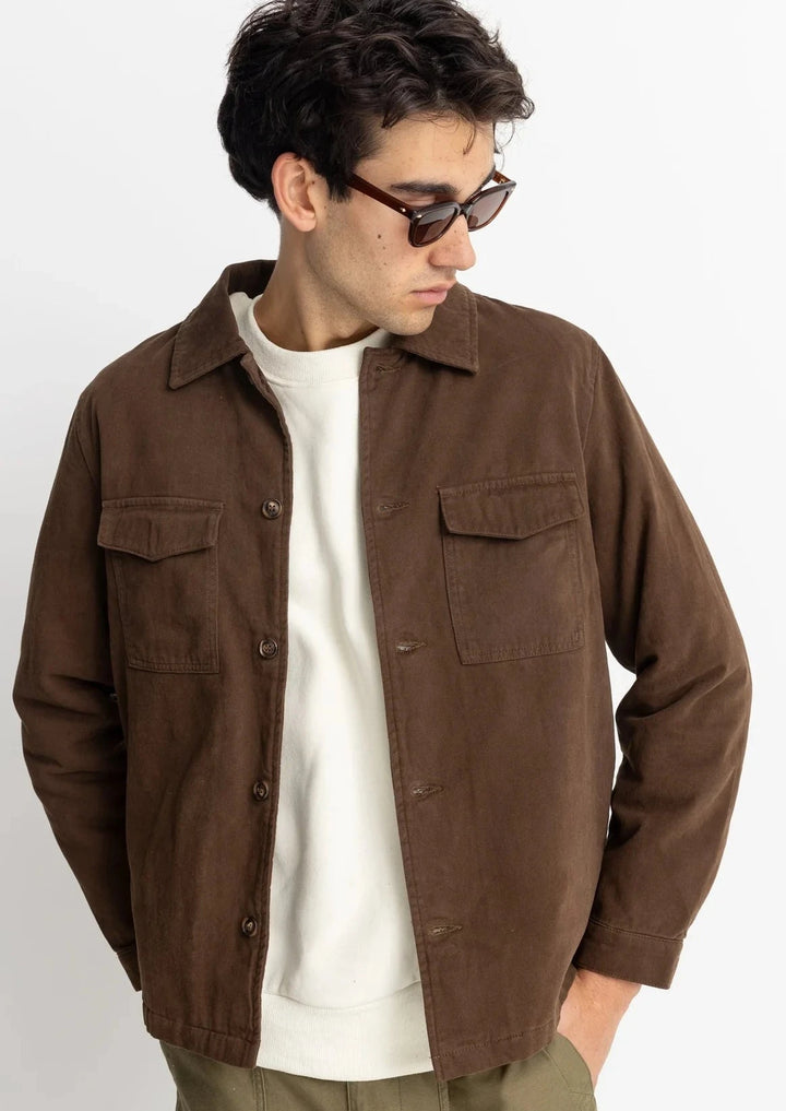 Chocolate Insulated Overshirt