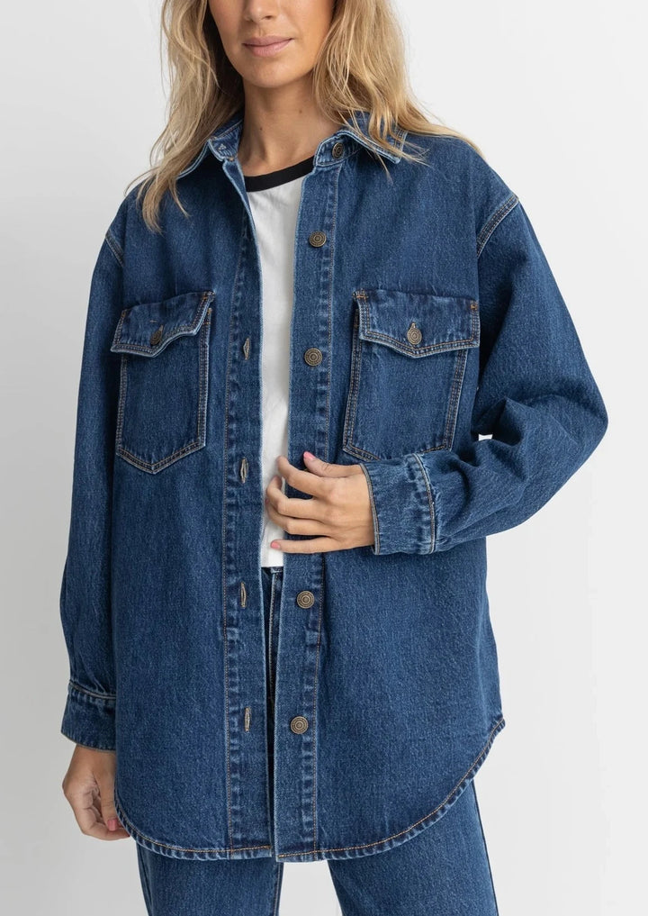 Oversized Denim Shacket