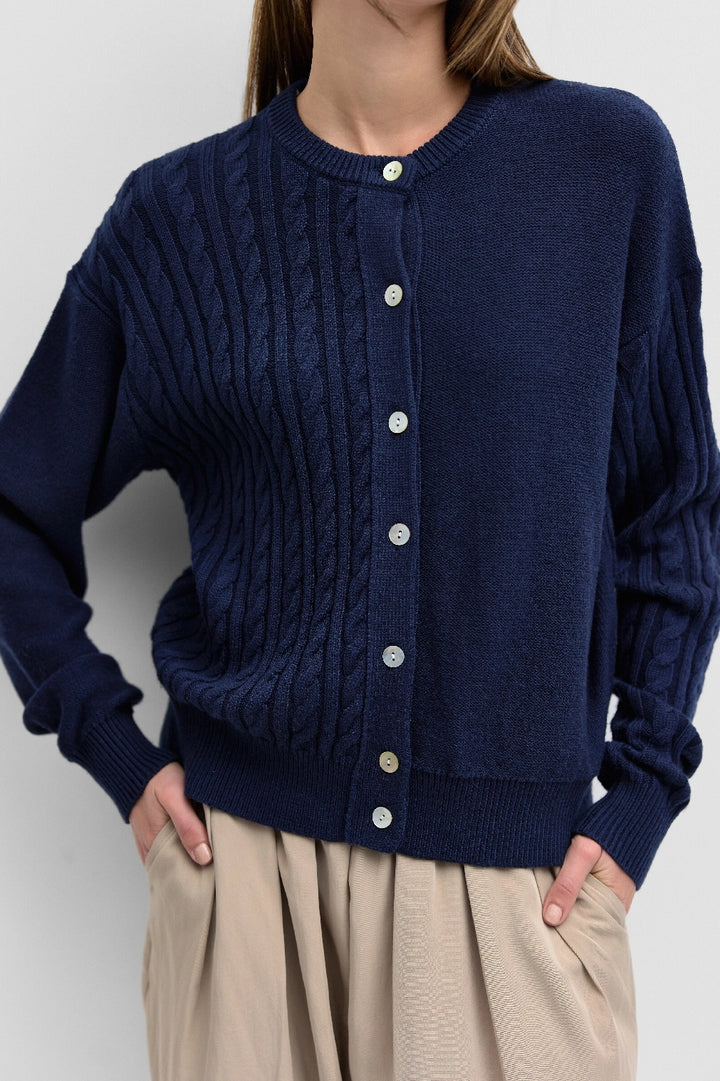 Brooklyn Cardigan - Navy