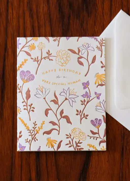 Special Human Birthday Card