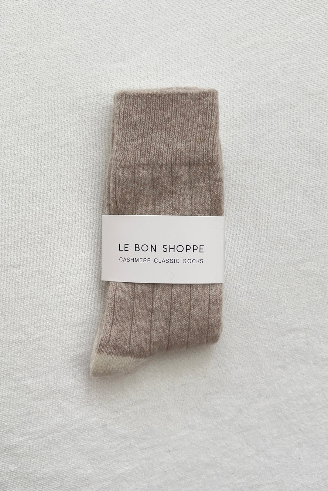 Classic Cashmere Socks - Fawn