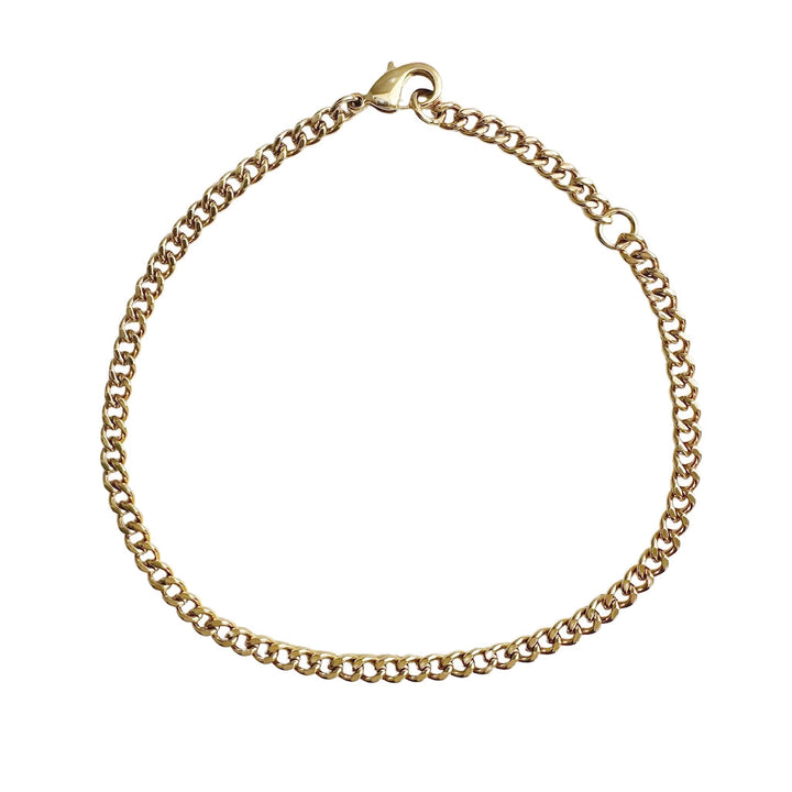 Elena Cuban Chain Bracelet - Gold