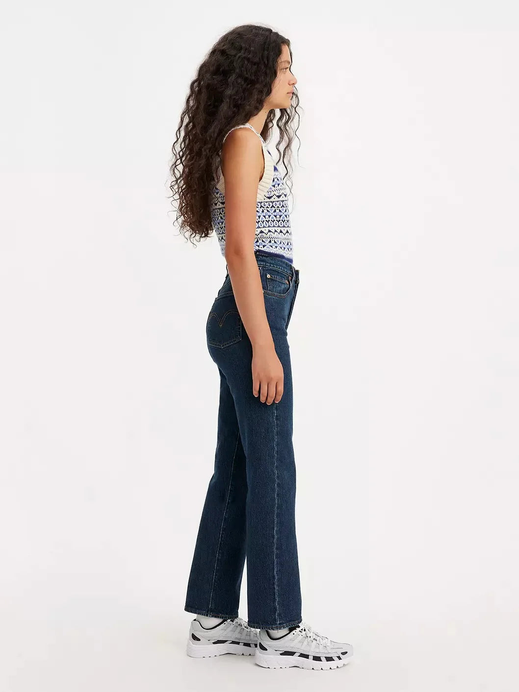 Ribcage Straight Ankle Jeans - Salsa Dark Stone