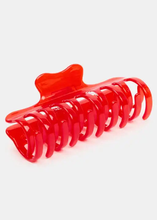 Jojo Claw Clip Large - Candy Red