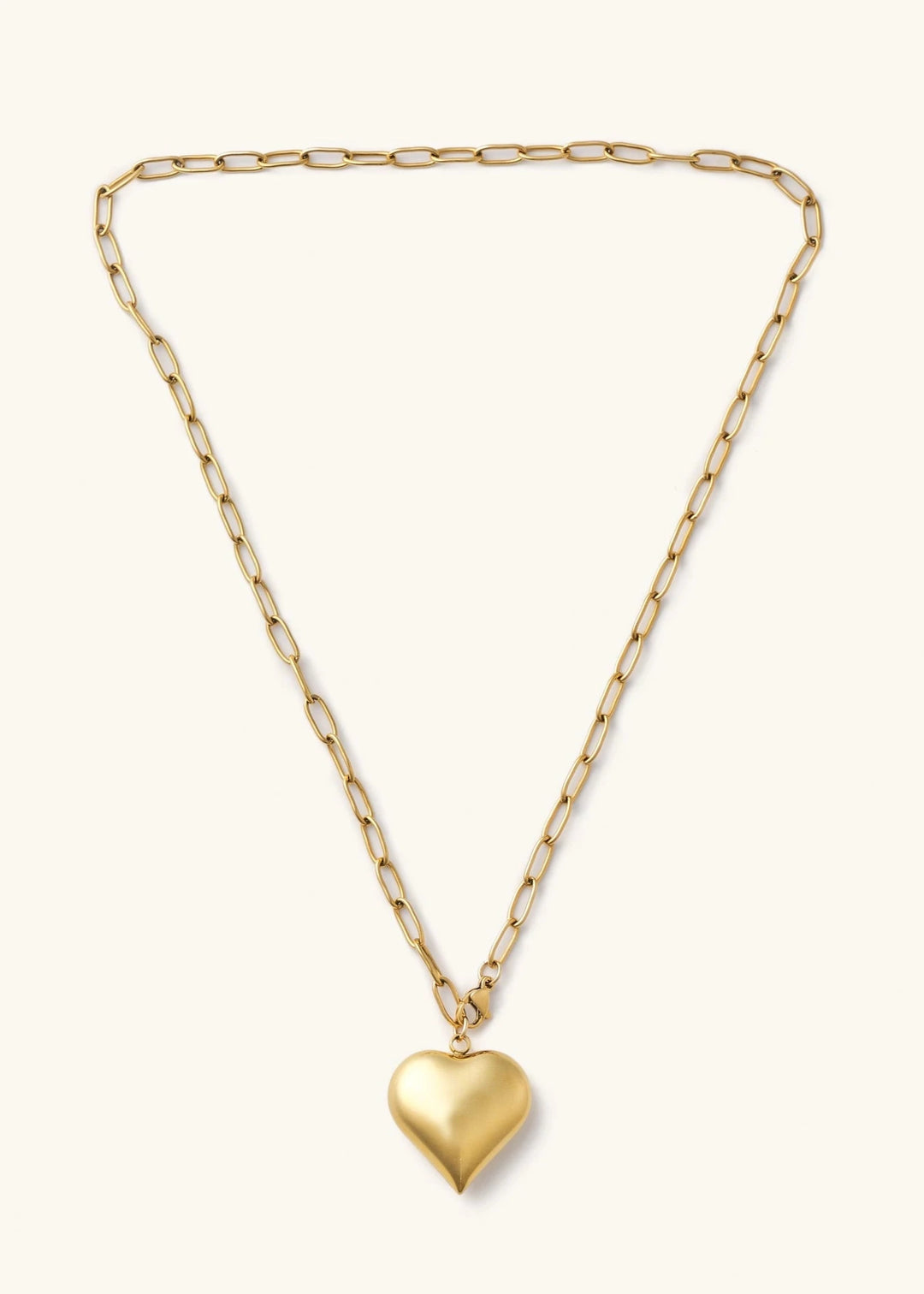 Bubble Heart Necklace - Gold