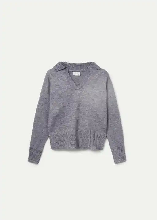 Grey Polo Neck Sweater