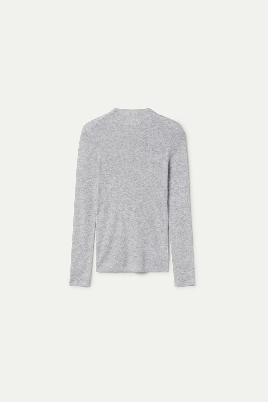 Perkins Collar Top - Grey