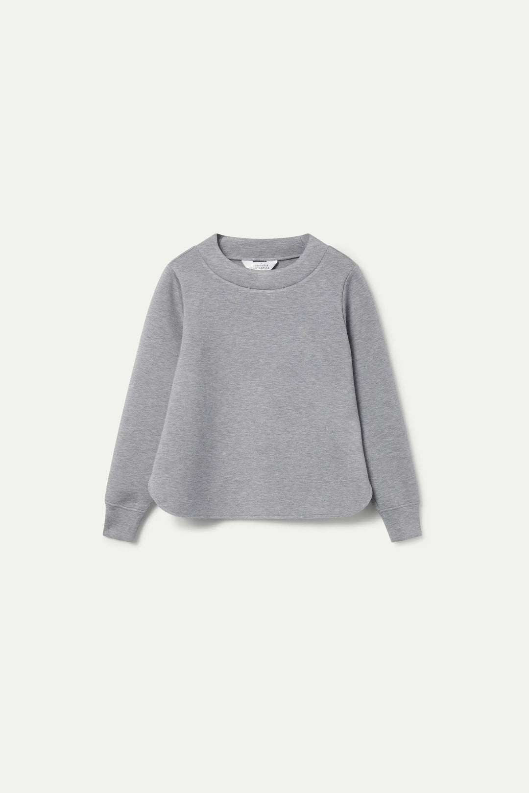 Grey Neoprene Sweatshirt