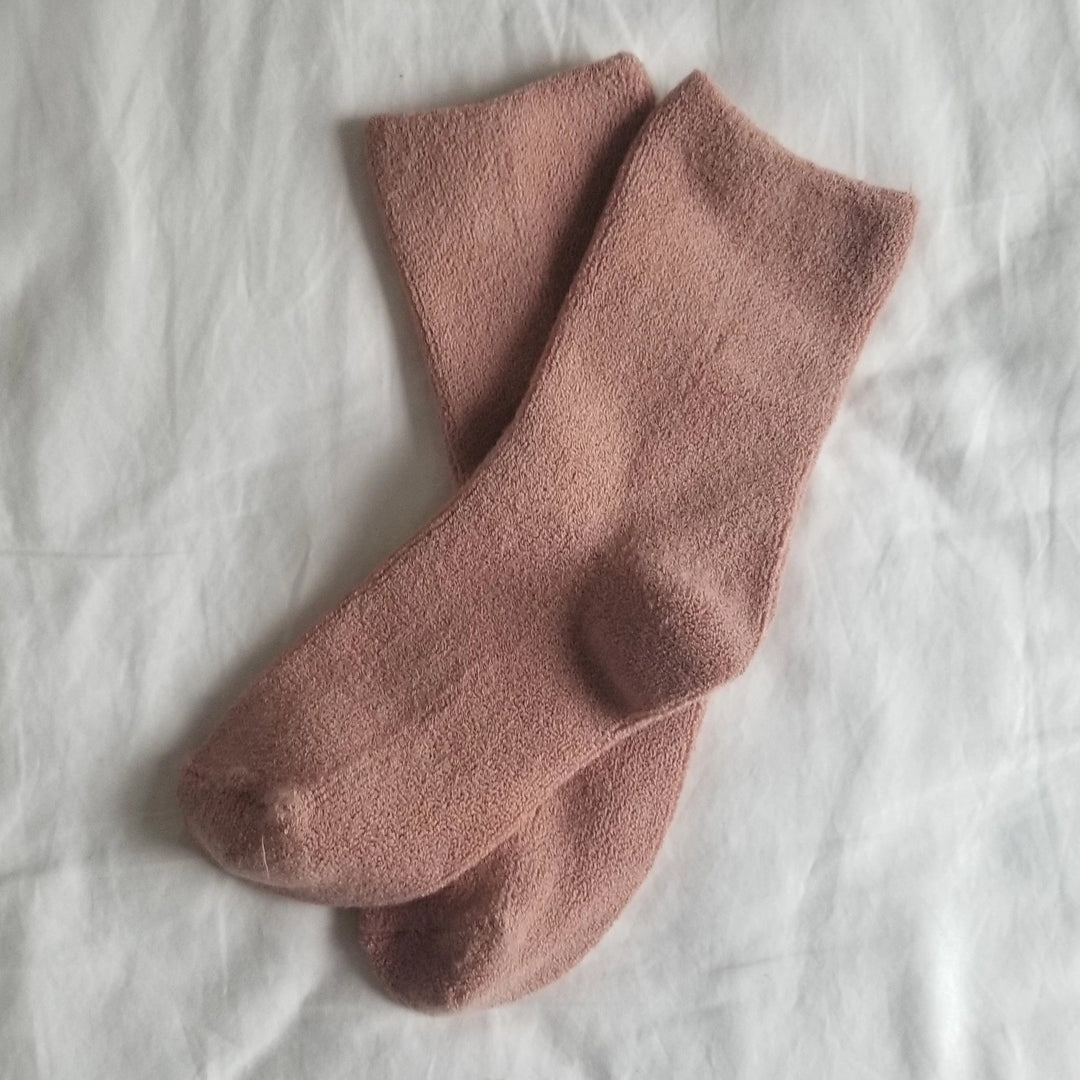 Cloud Socks - Sepia