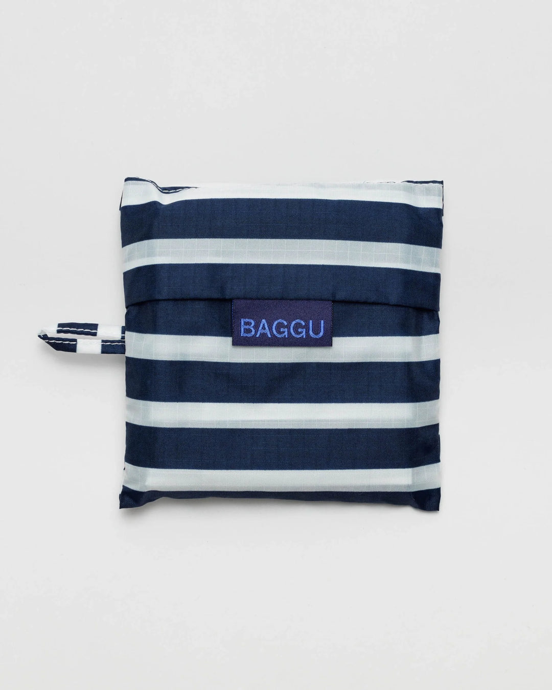 Standard Baggu - Navy Stripe