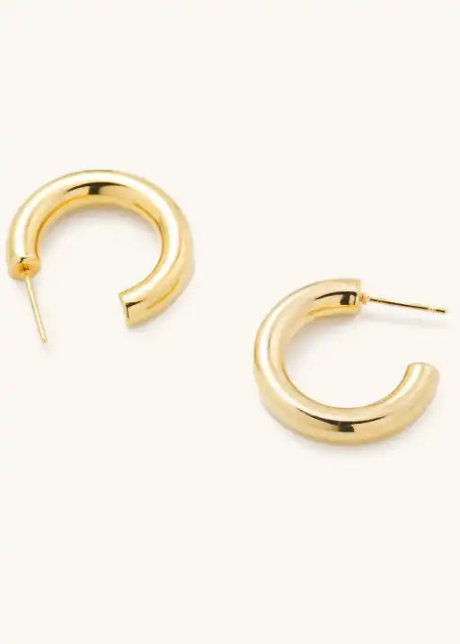 Medium Rome Hoop - Gold