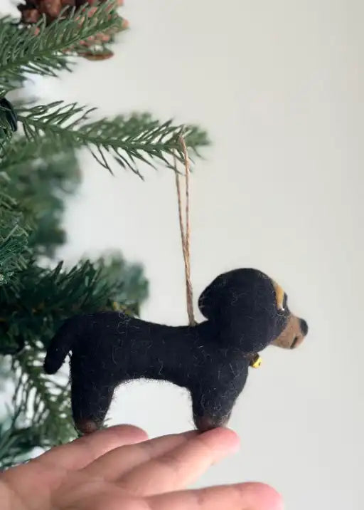 Dachshund Ornament - Black