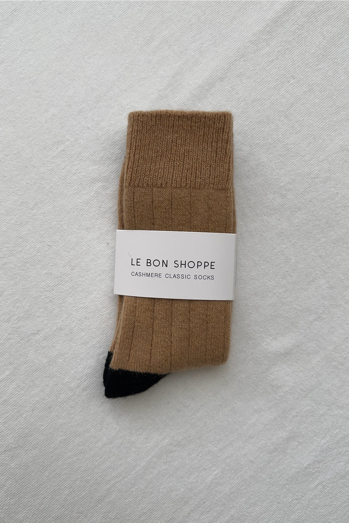 Classic Cashmere Socks - Camel