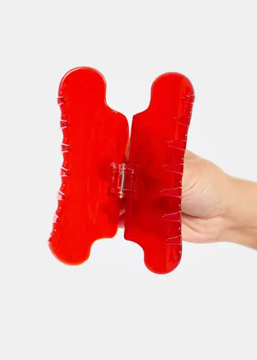 Nimbus Claw Clip - Candy Red