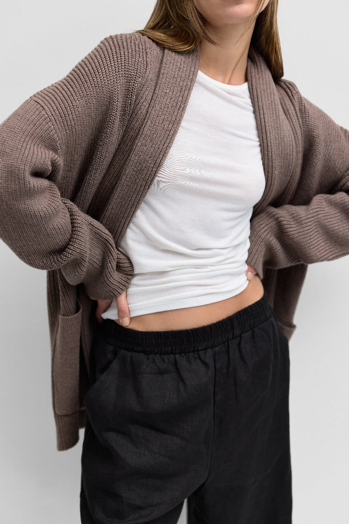 Lynn Cardigan - Mocha