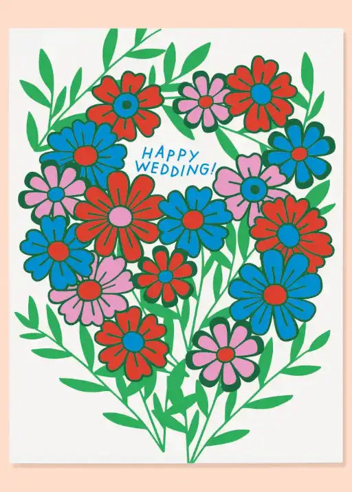 Floral Wedding Card