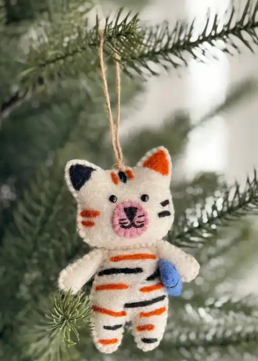 Cute Cat Ornament - Calico