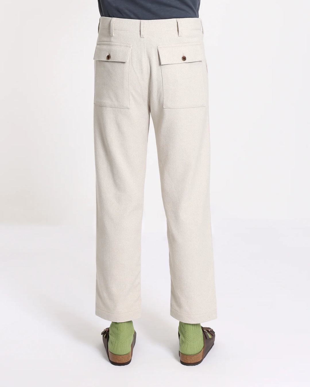 Coup Trouser - Brushed Harringbone