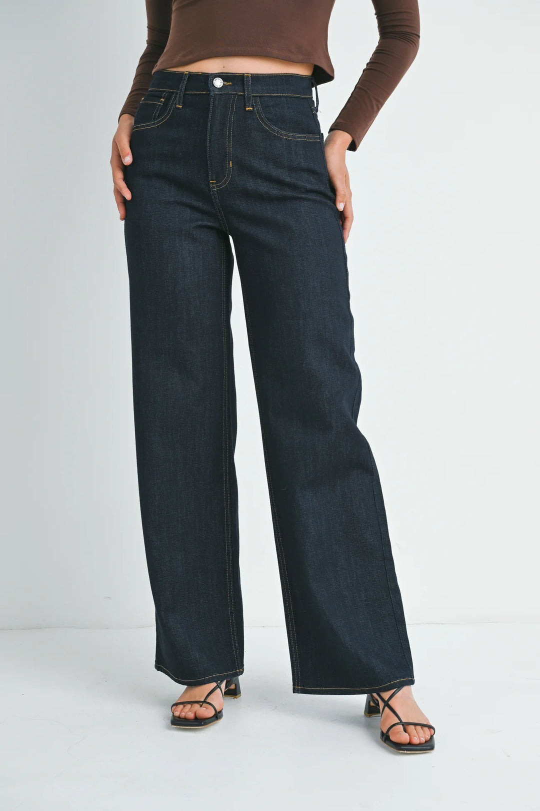 Relaxed Wide Leg Jeans - Sup