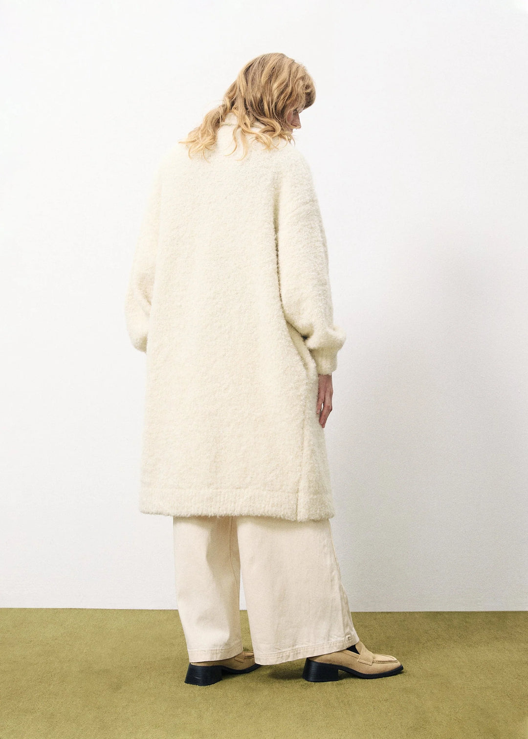 Schana Long Sweater - Creme