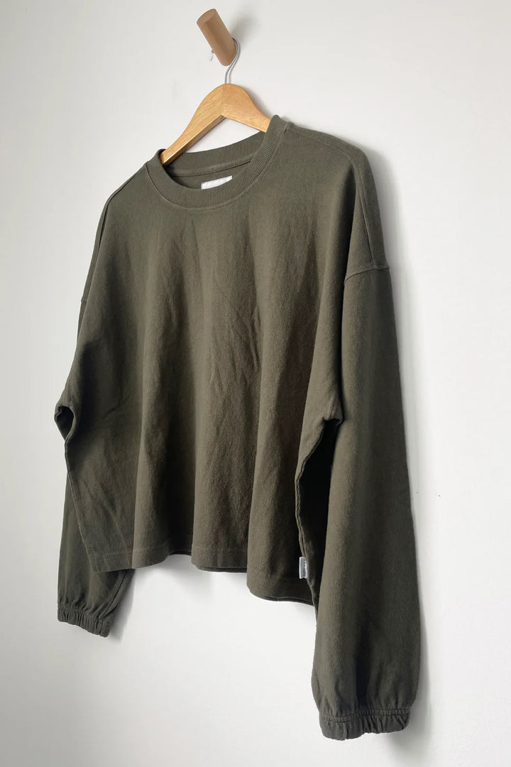 Naturelle Tee - Olive Green