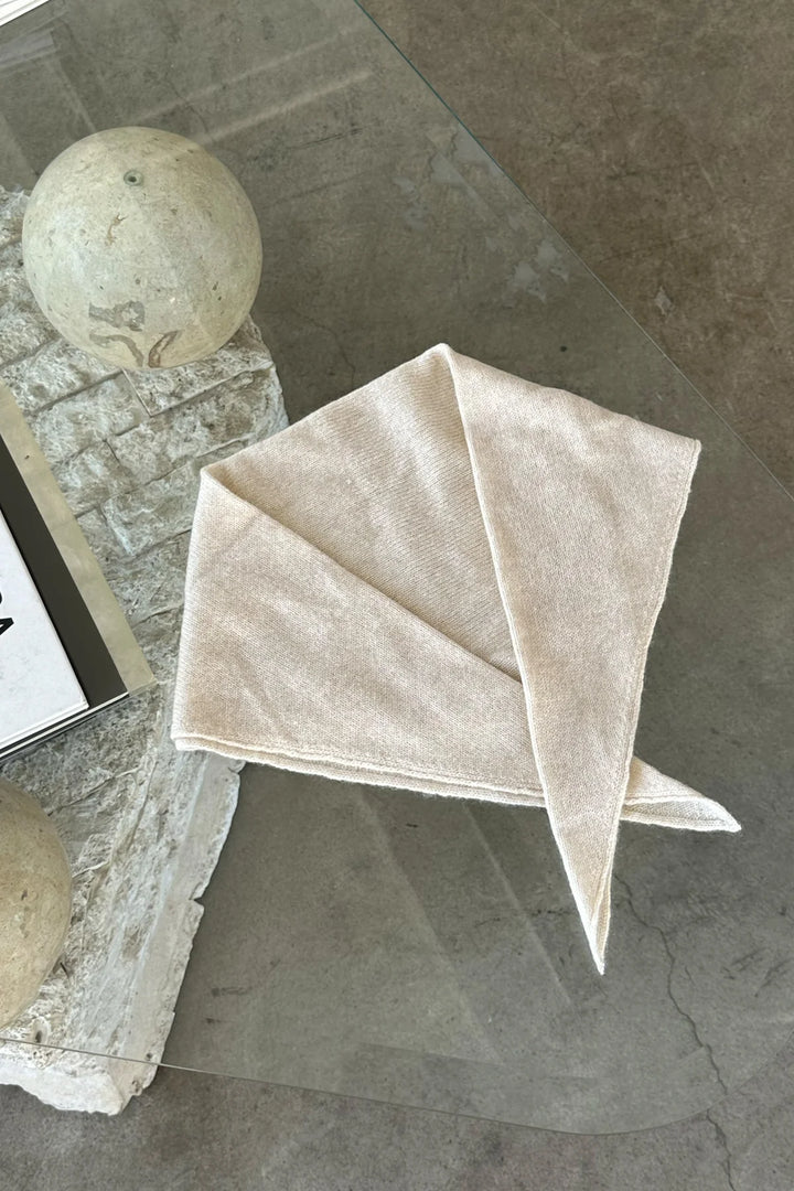 Cashmere Bandana - Oat