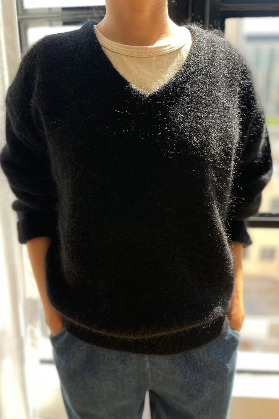 James Mohair Sweater - Black