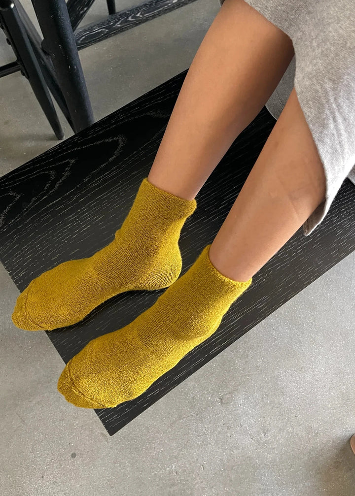 Cloud Socks - Green Olive