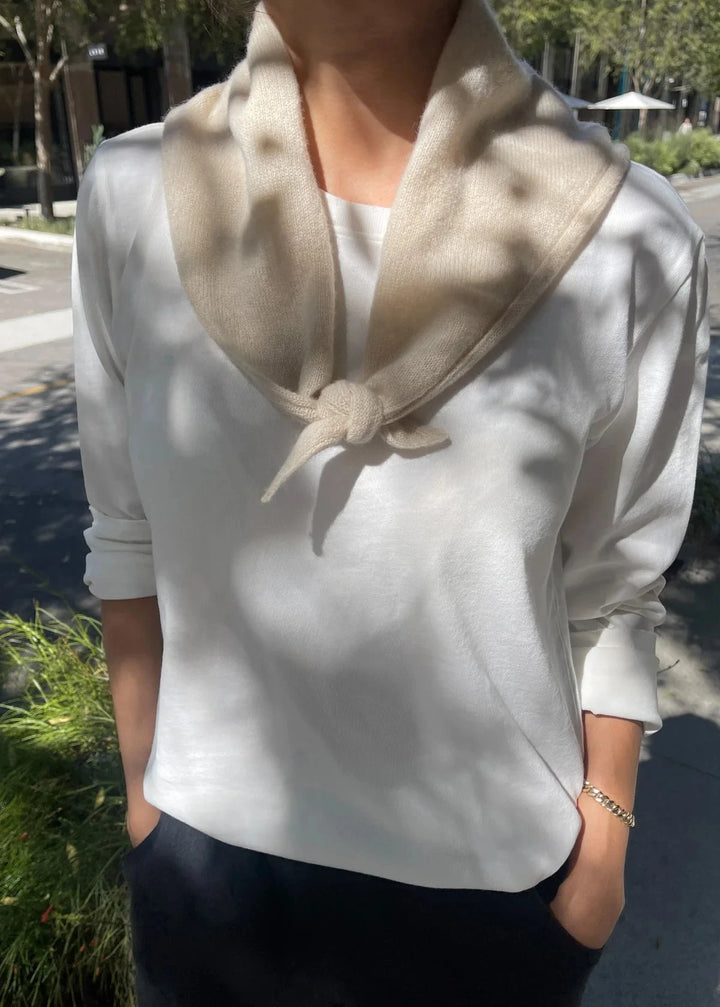 Cashmere Bandana - Oat