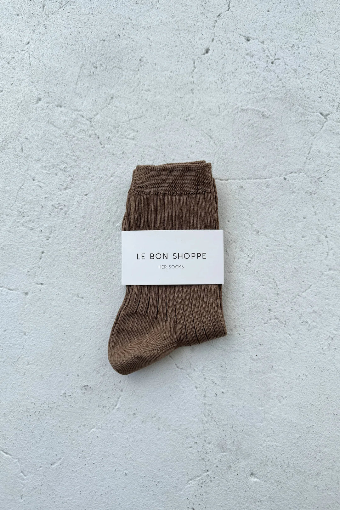 Her Socks -  Dark Tan