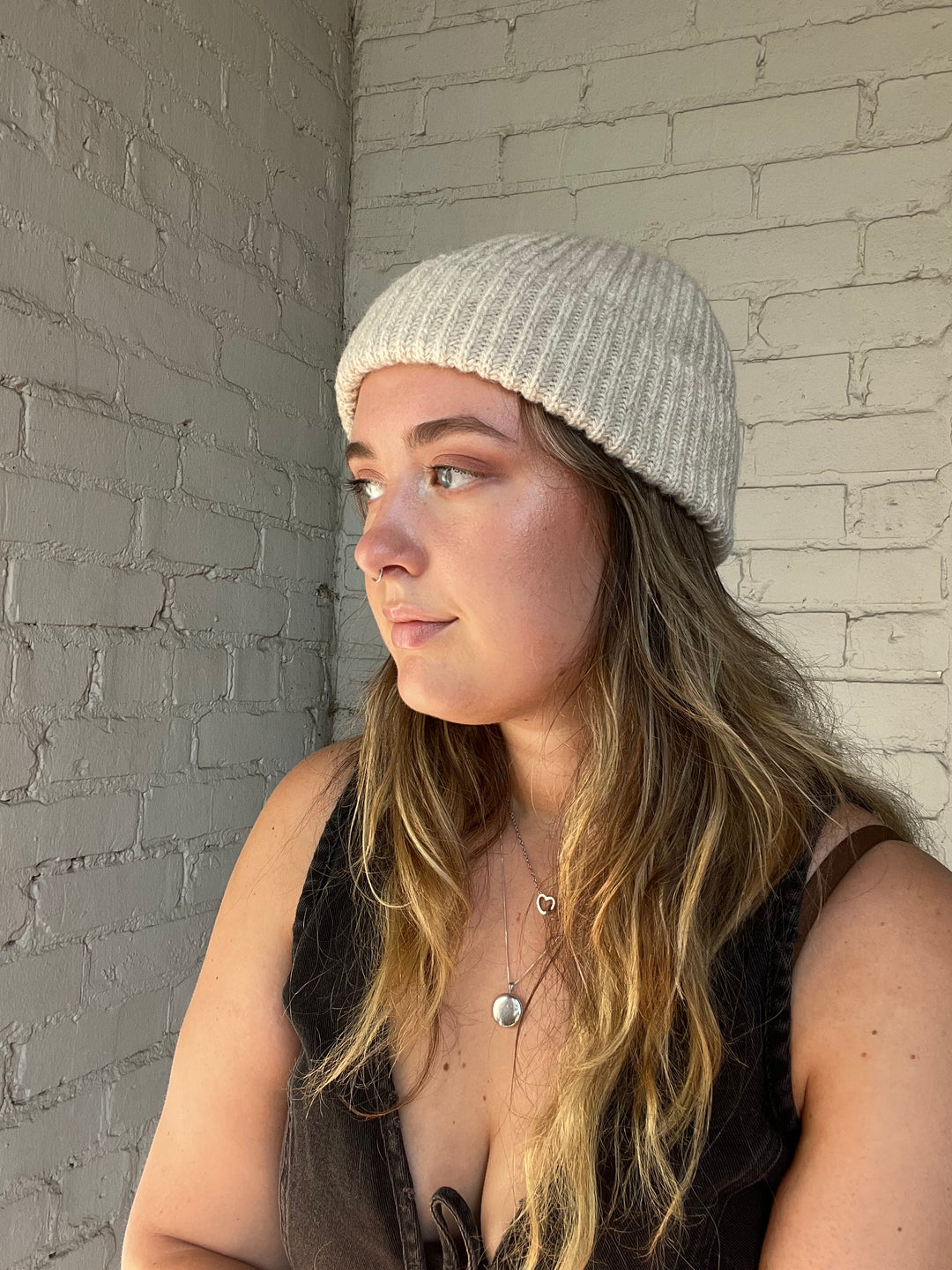 Merino Wool Beanie - Oatmeal