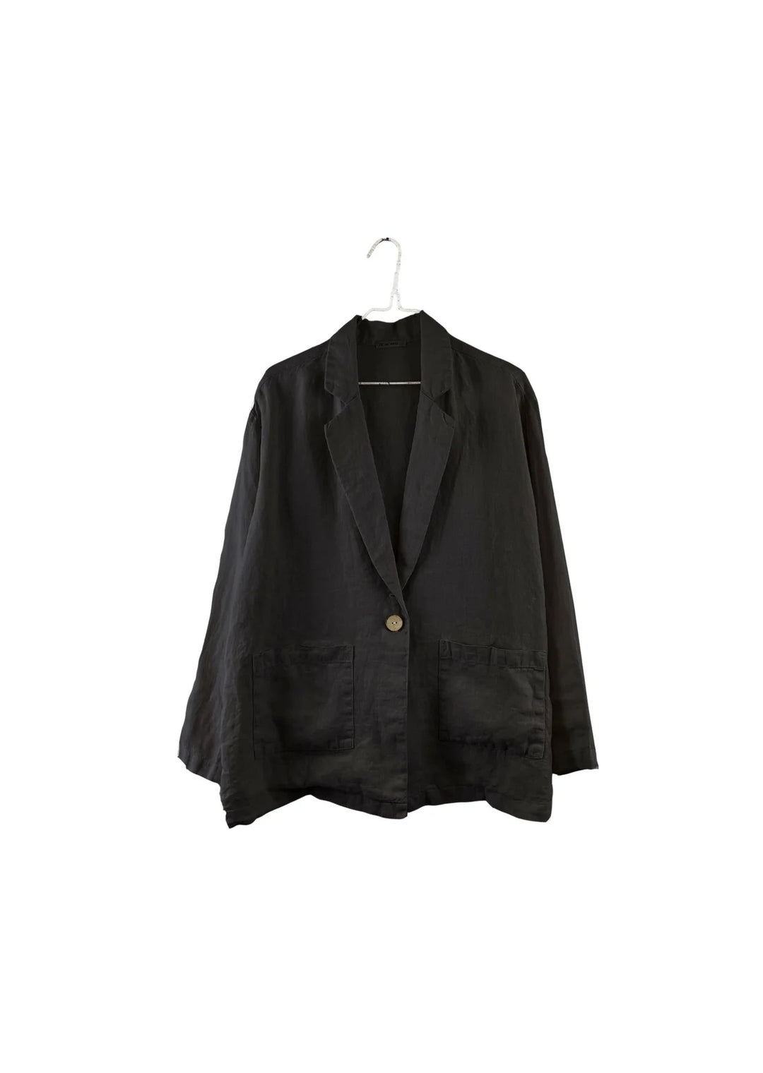 Linen Blazer - Black