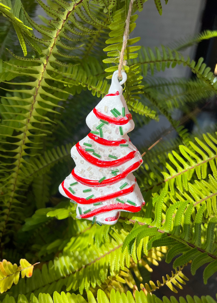 Christmas Tree Cake Ornament