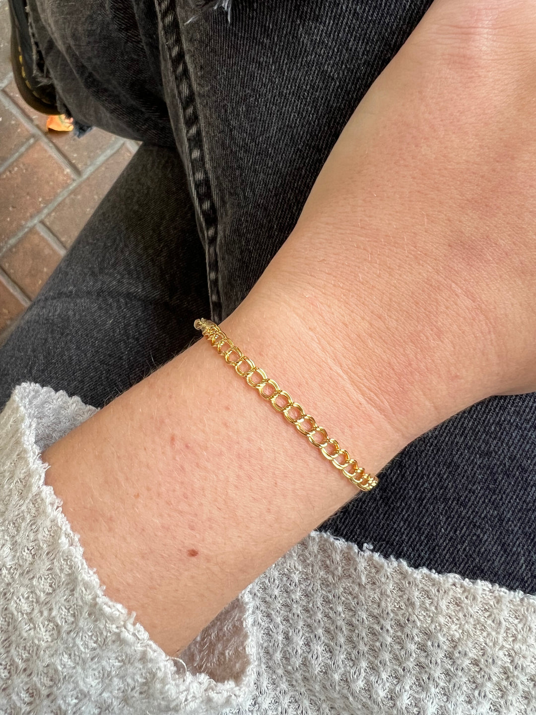 Halle Chain Bracelet - Gold