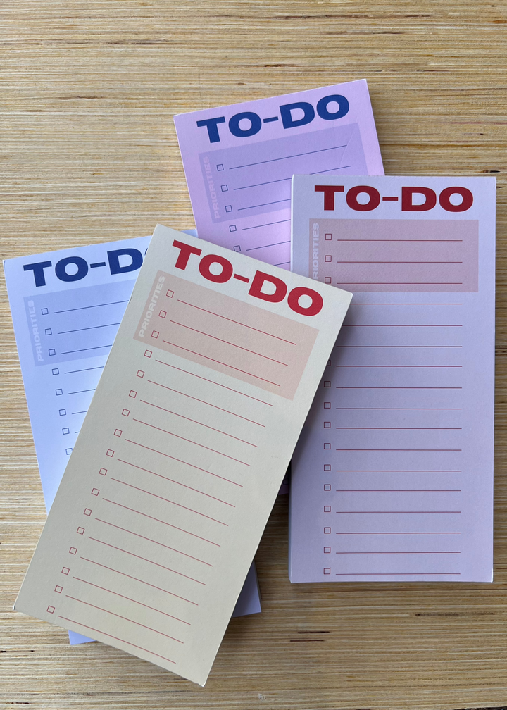 To-Do List Pad - Light Blue/ Blue