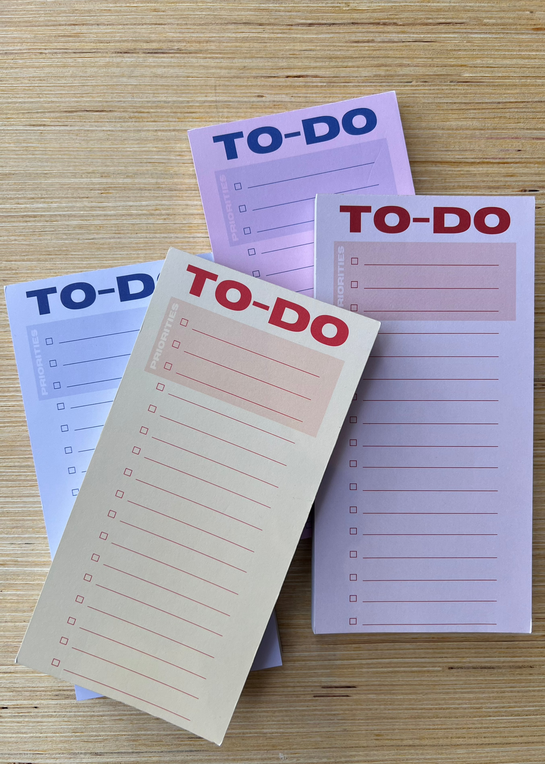 To-Do List Pad - Pink/ Red