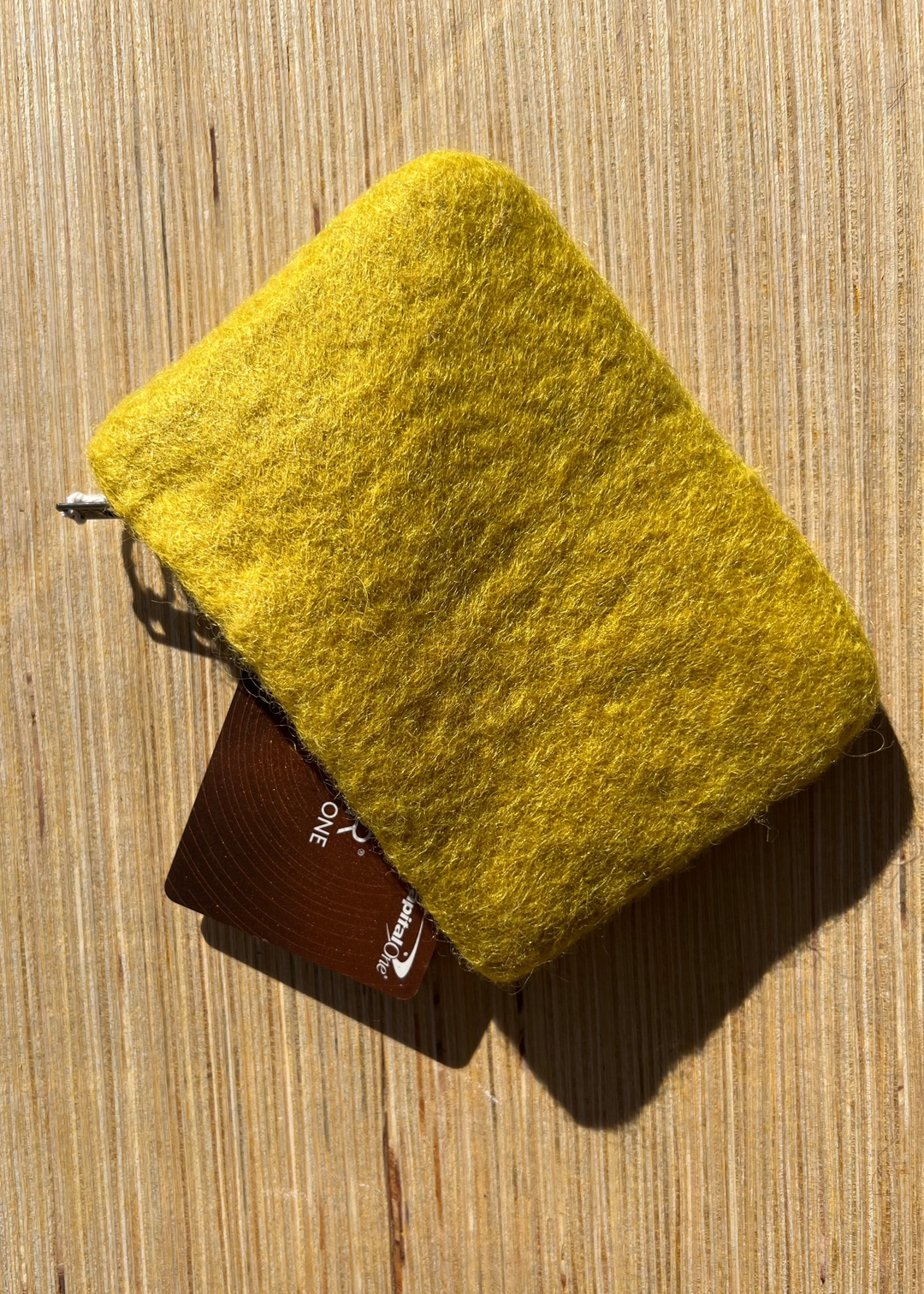 Wool Coin Pouch - Yellow