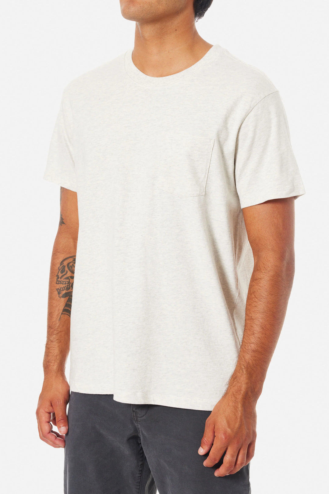 Base Tee Shirt - Heather Grey