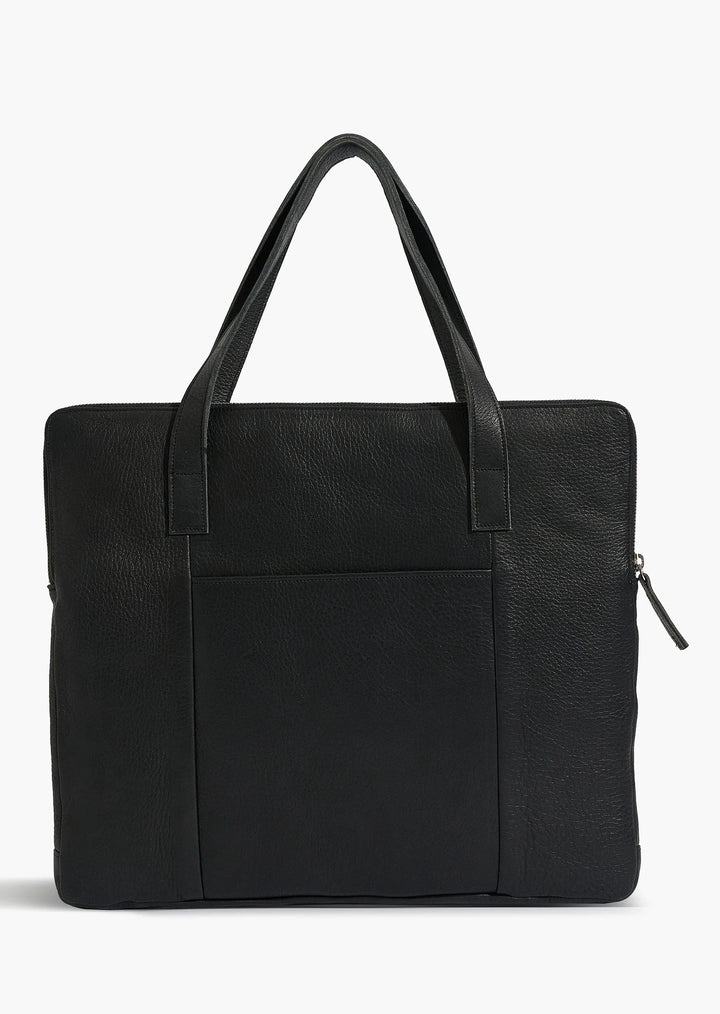 Leather Briefcase - Black