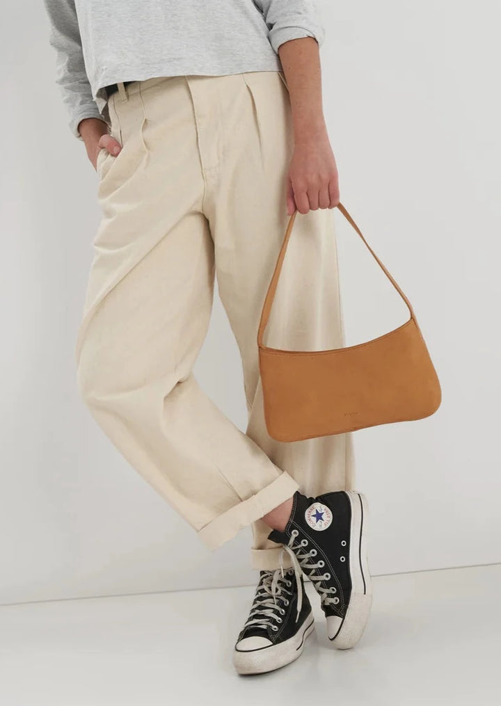 Pat Shoulder Bag - Saddle