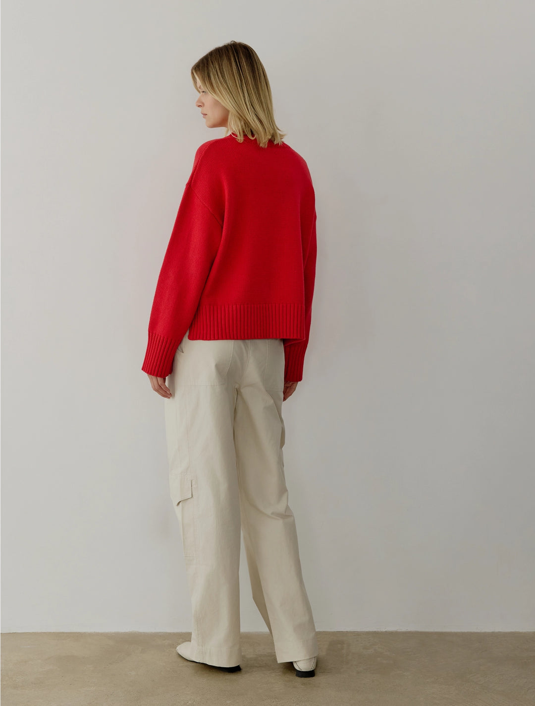 Asher Sweater - Cherry Red