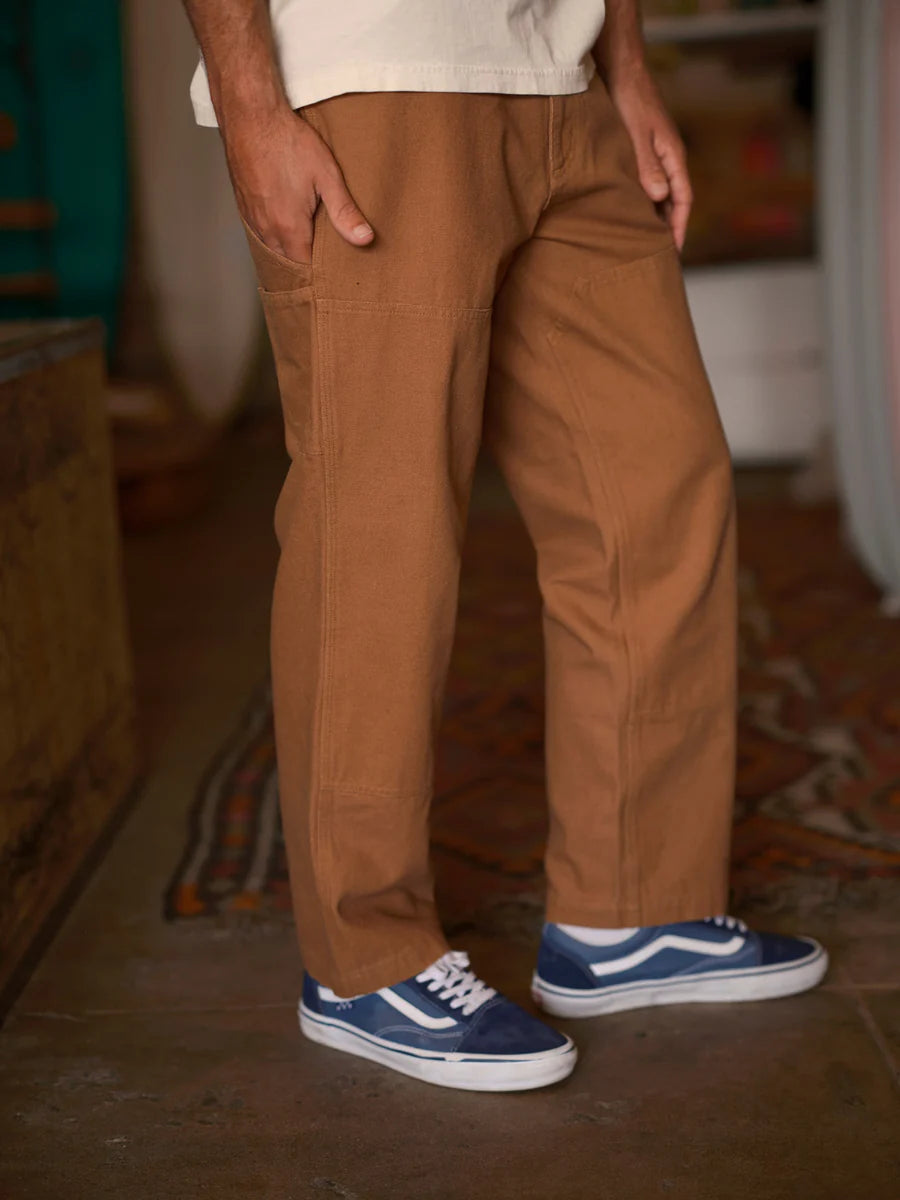 Canvas Work Pant - Almond