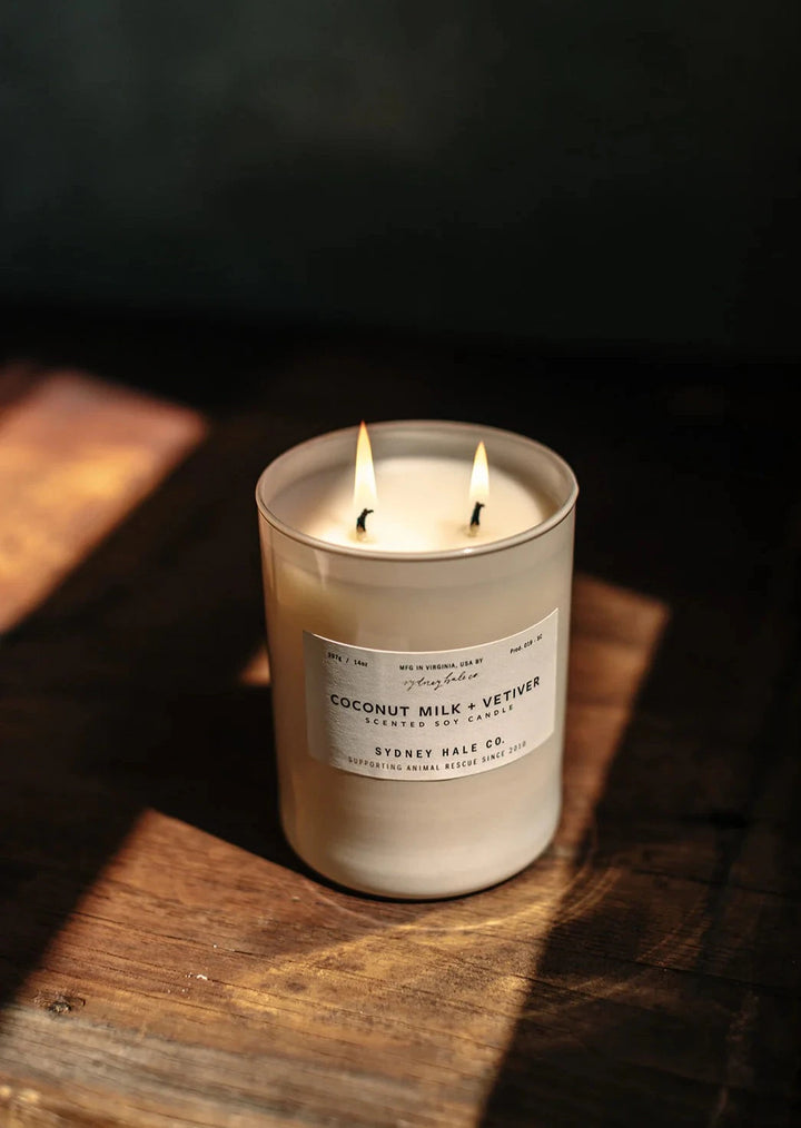 Coconut Milk + Vetiver 14oz. Candle