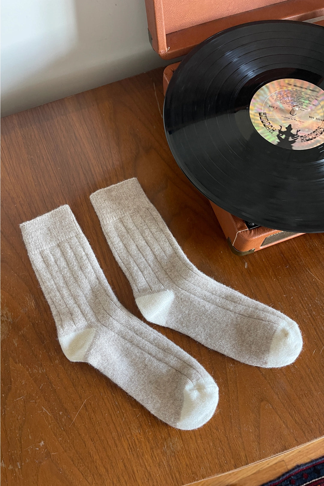 Classic Cashmere Socks - Fawn