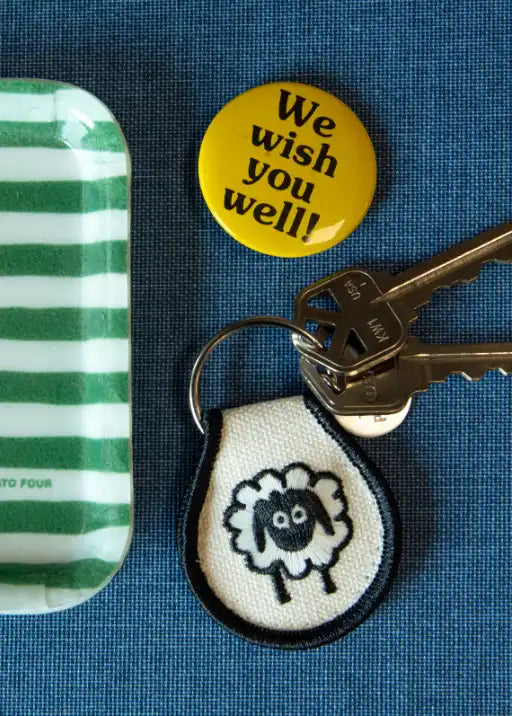 Patch Keychain - Sheep