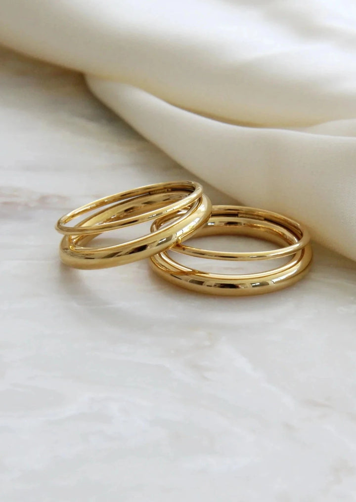 Double Band Ring - Gold