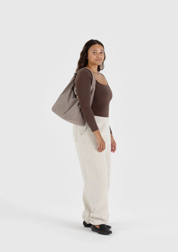 Nylon Shoulder Bag - Dove