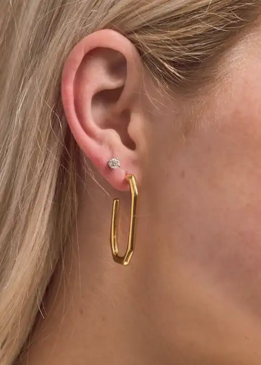 Ellie Hoops - Gold