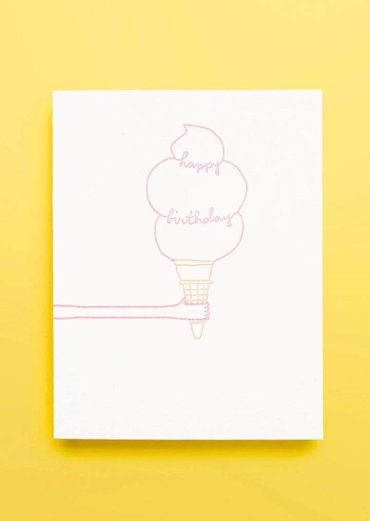 Ice Cream Birthday Card